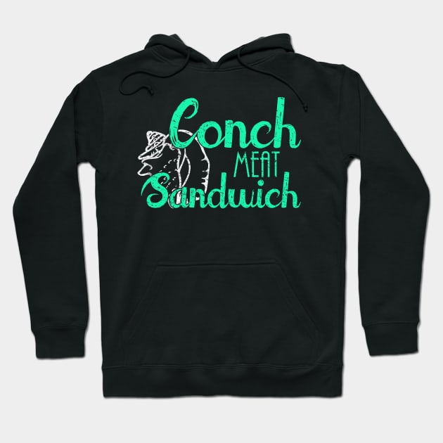 Conch Meat Sandwich - Funny Seashell Hoodie by joshp214